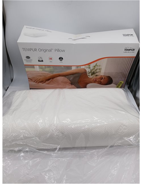 TEMPUR Original Memory Foam Cervical Pillow, Ergonomic Back and Side Sleeper, Firm Initial Feeling, Queen L (61 x 31 x 11.5/8.5 