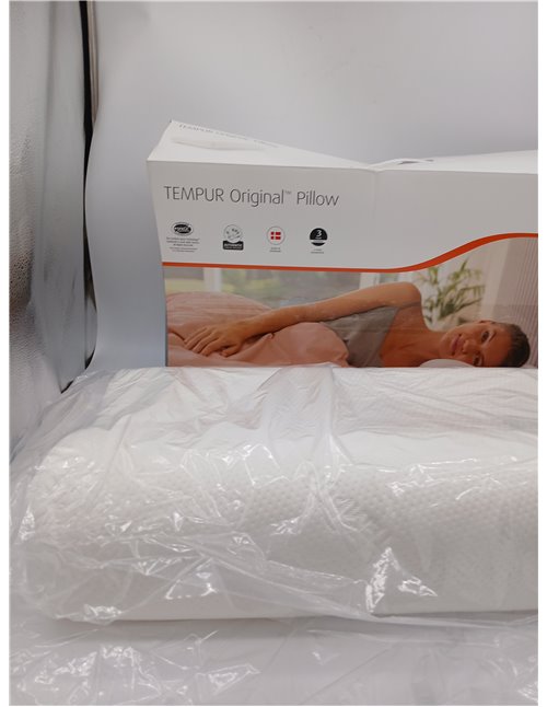 TEMPUR Original Memory Foam Cervical Pillow, Ergonomic Back and Side Sleeper, Firm Initial Feeling, Queen L (61 x 31 x 11.5/8.5 