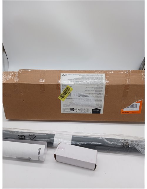 Amazon Basics Estor enrollable opaco, protección ultravioleta, aislamiento térmico, recortable, sin necesidad de taladrar, 56 x 