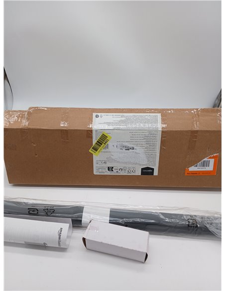 Amazon Basics Estor enrollable opaco, protección ultravioleta, aislamiento térmico, recortable, sin necesidad de taladrar, 56 x 