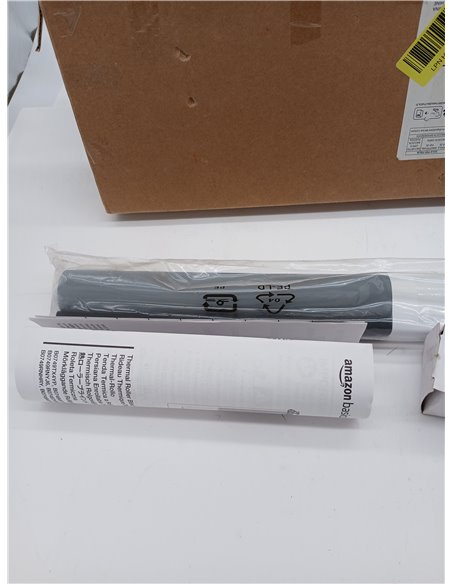 Amazon Basics Estor enrollable opaco, protección ultravioleta, aislamiento térmico, recortable, sin necesidad de taladrar, 56 x 