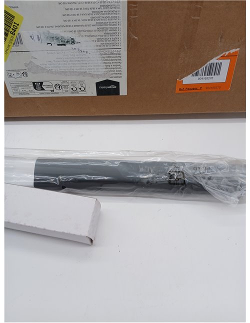 Amazon Basics Estor enrollable opaco, protección ultravioleta, aislamiento térmico, recortable, sin necesidad de taladrar, 56 x 