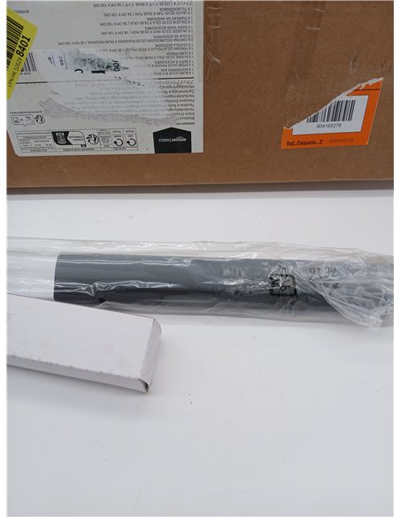 Amazon Basics Estor enrollable opaco, protección ultravioleta, aislamiento térmico, recortable, sin necesidad de taladrar, 56 x 