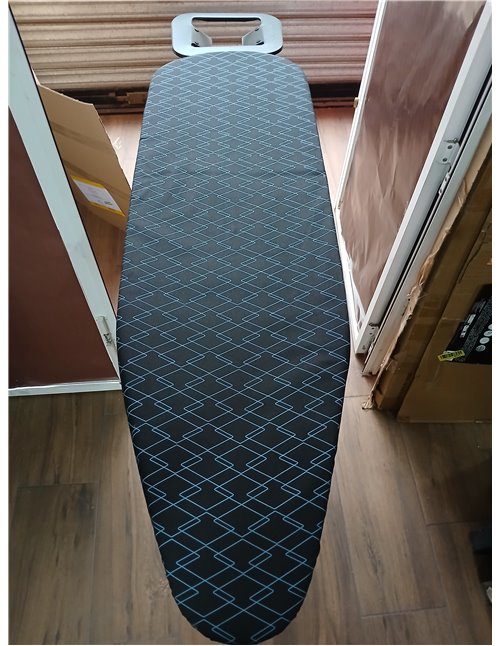 Cecotec Tabla de Planchar la Ropa 110x33cm StrongBoard 100 Mumbai. Funda Compuesta Algodón 100% y Resistente al Calor, Estructur