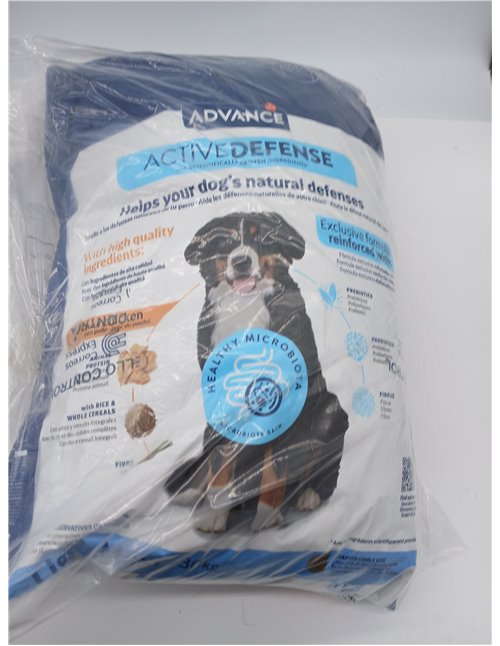 Advance Maxi Adult Light, Pienso para Perros Adultos de Razas Grandes con Pollo, 12kg
