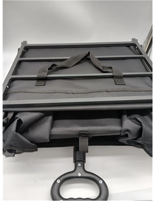 YEAUPE PRO XXL Beach Cart Large Wheels 160 – 240 L/200 kg – Folding Bottom for Long Objects, Brakes, Camping, Fishing and Family