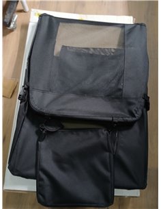 lionto Transportín para Perros Bolsa transportín para Perros Transportín Plegable Autobox Bolsa para Animales pequeños, (XL) 82x 2
