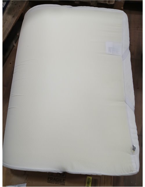 Novilla Sobrecolchón, 80x190 7.5 cm Topper Colchón de Fibra, Sobrecolchón de Espuma Confort y Lavable a 60°C, Transpirable y Fre