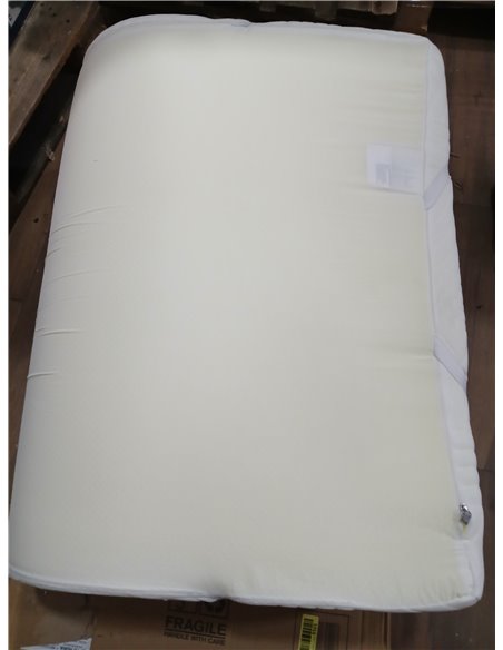 Novilla Sobrecolchón, 80x190 7.5 cm Topper Colchón de Fibra, Sobrecolchón de Espuma Confort y Lavable a 60°C, Transpirable y Fre