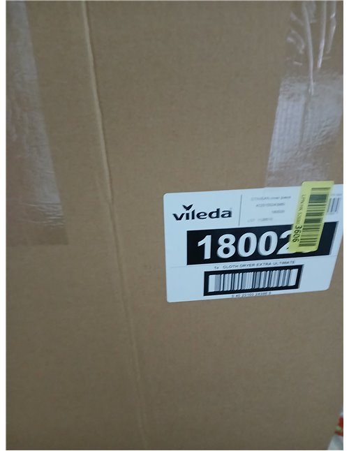 Vileda Tendedero Ultimate Extra de Aluminio con Patas en X (Black Edition) | Tubos 5 Veces más Resistentes | Tubos XL para Menos