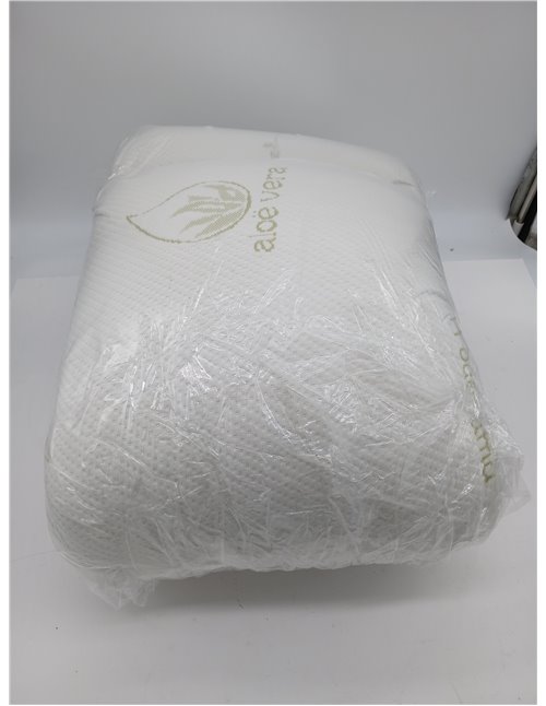 Todocama - Almohada viscoelástica, núcleo Compacto. Doble Funda con Cremallera. Tejido Aloe Vera Plus. Termorregulable adaptabil