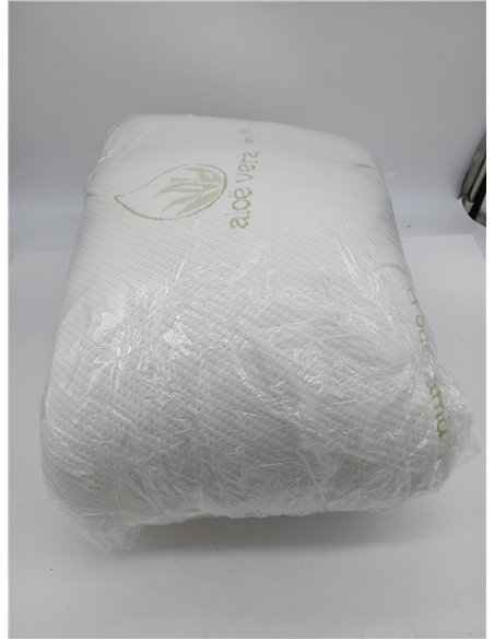 Todocama - Almohada viscoelástica, núcleo Compacto. Doble Funda con Cremallera. Tejido Aloe Vera Plus. Termorregulable adaptabil