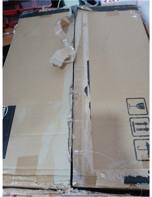 Amazon Basics Jaula para perro de alambre metálico, Duradero, Abatible con bandeja, doble puerta, 61 x 46 x 51 cm (L x An x Al),