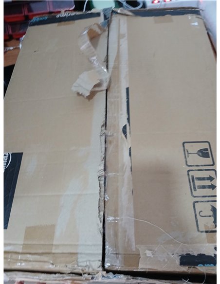 Amazon Basics Jaula para perro de alambre metálico, Duradero, Abatible con bandeja, doble puerta, 61 x 46 x 51 cm (L x An x Al),