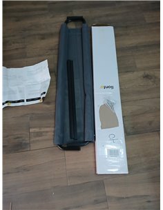 lionto Cama elevada para Perros Tejido en Textilene, (M) 106x62 cm Gris 2