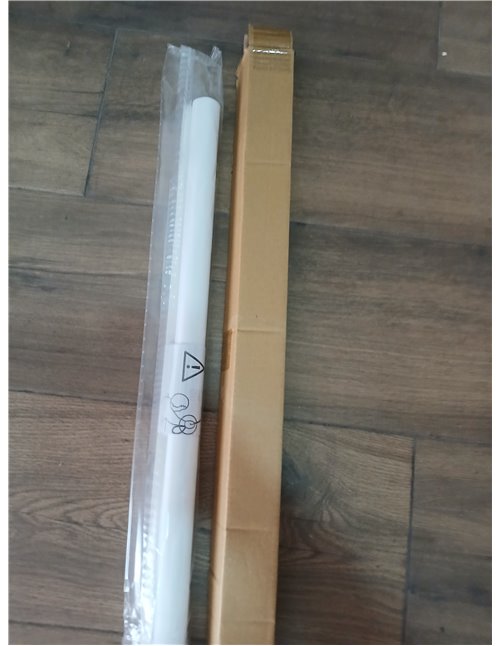 Gardinia, Deco Company Estor Enrollable con Pinza, de luz Diurna, Opaco, Todas Las Piezas Montaje Incluidas, Blanco, 65 x 150 cm