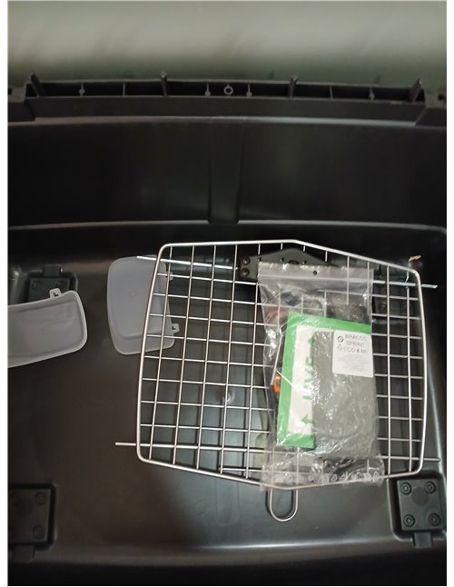 Kerbl - Caja de Transporte ecológica, Color Gris y Verde, 70 x 50 x 51,5 cm