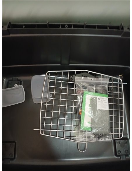 Kerbl - Caja de Transporte ecológica, Color Gris y Verde, 70 x 50 x 51,5 cm