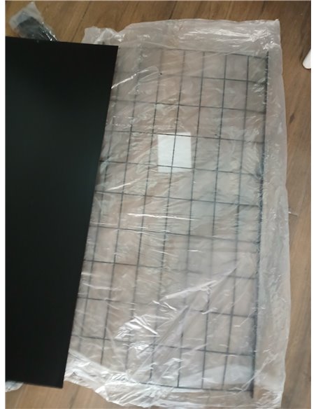 VOUNOT® Huerto Urbano Terraza Mesa de Cultivo Cubierta de Protección, Jardinera Elevada con Ruedas Asa Lateral y Estante Inferio