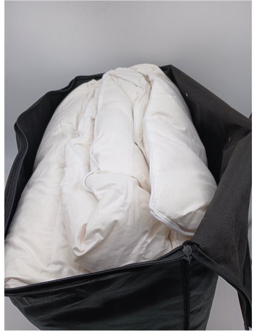 Deodar Edredón de plumón 220x240cm,edredón para Todo el año con 2930g de Relleno de plumón y Plumas,100% algodón, Suave,Lavable,
