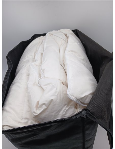 Deodar Edredón de plumón 220x240cm,edredón para Todo el año con 2930g de Relleno de plumón y Plumas,100% algodón, Suave,Lavable,