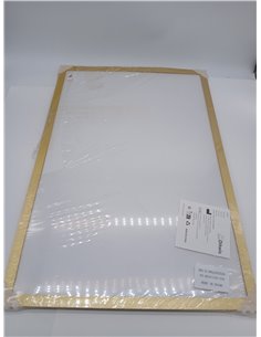 Marco 40x60 cm Aluminio Dorado, Marco de Metal Grande para Fotos, Posters y Obras de Arte, para Colgar en la Pared 2