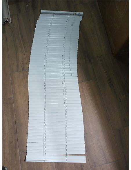 Deco Company Persiana de Aluminio para sujeción con Pinzas, Privacidad, Protección contra la luz y el deslumbramiento, Todas Las