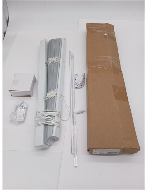 Deco Company Persiana de Aluminio para sujeción con Pinzas, Privacidad, Protección contra la luz y el deslumbramiento, Todas Las