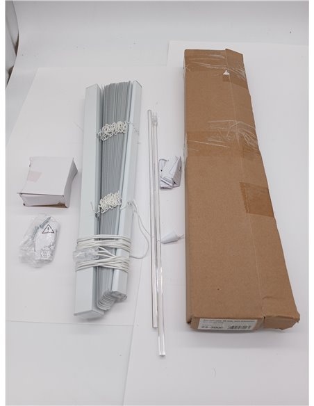 Deco Company Persiana de Aluminio para sujeción con Pinzas, Privacidad, Protección contra la luz y el deslumbramiento, Todas Las