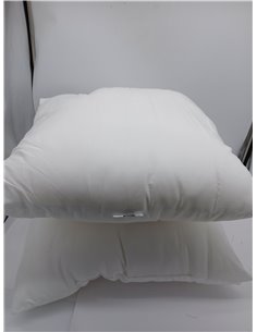Utopia Bedding Relleno de Cojín 55 x 55 cm (2 Unidades), Fibra Virgen Siliconada, Almohadas de Sofá (Blanco) 2