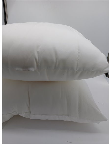 Utopia Bedding Relleno de Cojín 55 x 55 cm (2 Unidades), Fibra Virgen Siliconada, Almohadas de Sofá (Blanco)