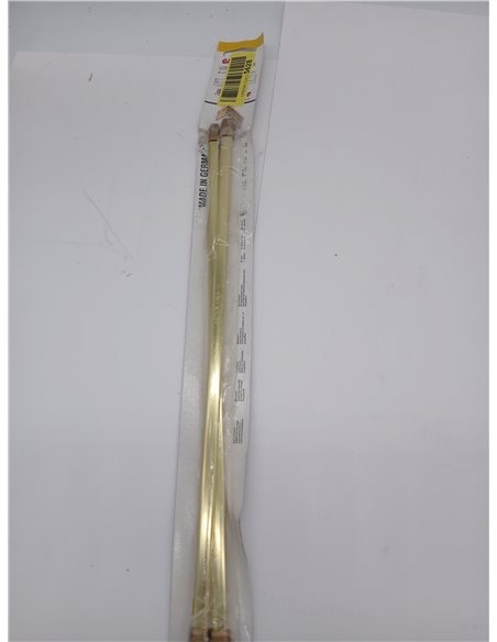GARDINIA Barra para cortinas, Aluminio, Bronce, 40-65 cm, 2 unidades