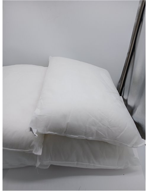 Todocama – Pack Ahorro 4 Unidades de Relleno de cojín con Fibra Hueca siliconada de Alta recuperación, mullidos e hipoalergénico
