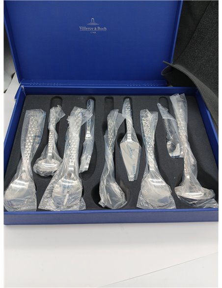 Villeroy & Boch - Boston Set de Cubiertos 70 Piezas, Apto para Lavavajillas, Cuberterías Completas 12 Personas, Cubertería Compl