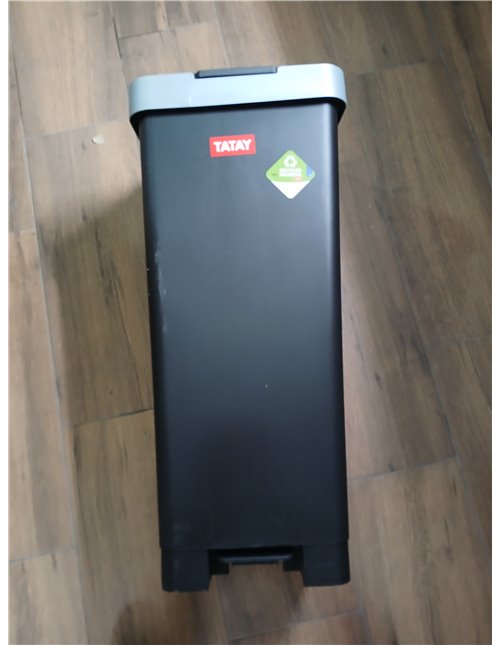 Tatay Kitchen Trash Can with Smart Pedal 40L | Compact and Functional Design | Indoor and Outdoor Use | Suitable for Bags from 3