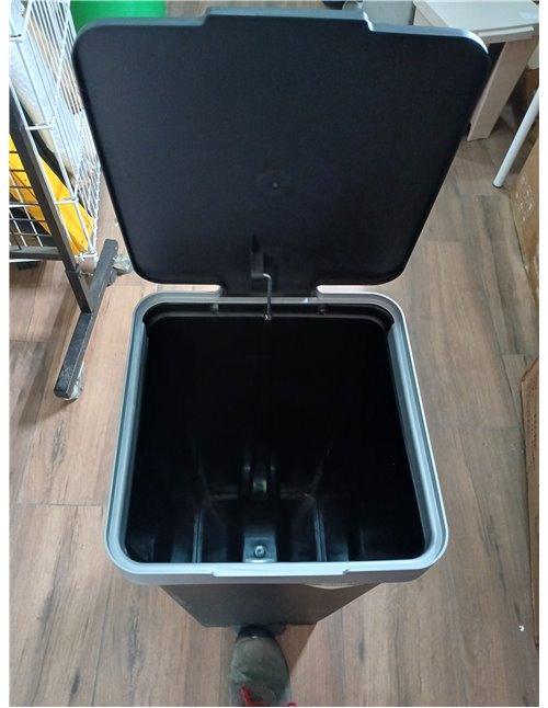 Tatay Kitchen Trash Can with Smart Pedal 40L | Compact and Functional Design | Indoor and Outdoor Use | Suitable for Bags from 3