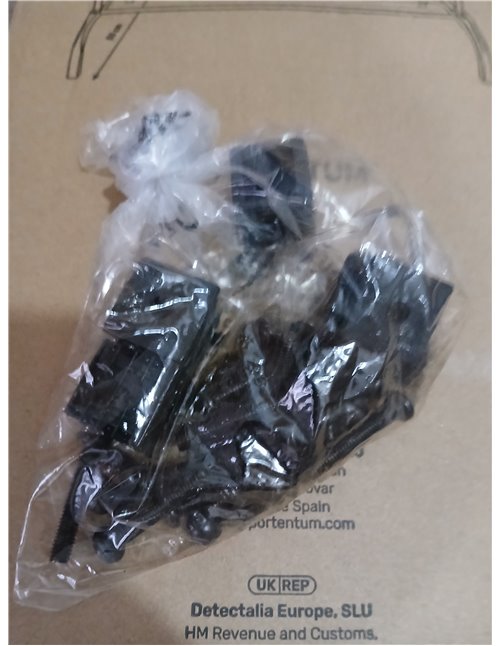 PORTENTUM Perchero burro ropa resistente de acero – hasta 35 kg – Organizador con doble barra y zapatero – Percheros de pie con 
