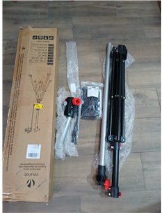 VOUNOT® Caballete Bicicleta Portátil, Soporte Reparación Bicicleta con Bandeja de Herramientas, Altura Ajustable, Soporte Caball 2