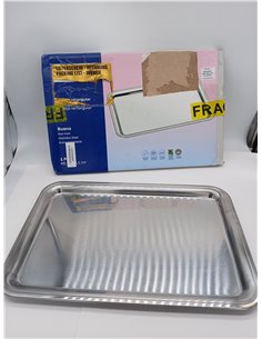 Tramontina Bandeja Rectangular de Acero Inoxidable 48 cm 2