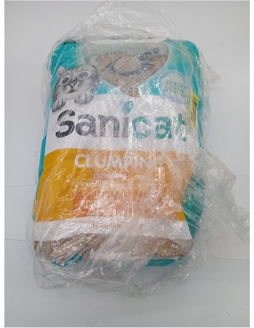 Sanicat - Arena para Gatos Aglomerante Sin perfume | Hecha de minerales naturales con control de olor garantizado | Absorbe la h