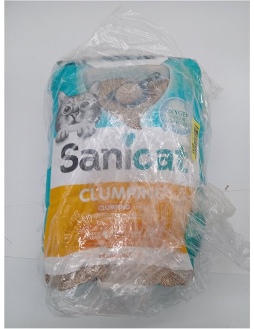 Sanicat - Arena para Gatos Aglomerante Sin perfume | Hecha de minerales naturales con control de olor garantizado | Absorbe la h