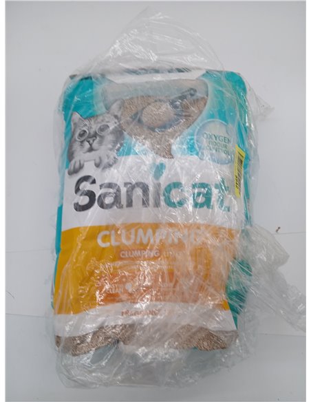 Sanicat - Arena para Gatos Aglomerante Sin perfume | Hecha de minerales naturales con control de olor garantizado | Absorbe la h