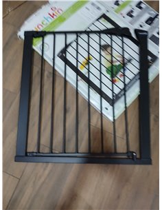 Munchkin Stair Gate, Safe for Toddlers and Babies, Press-Fit Stair Gate for Babies or Dogs, Safety Gate, 76-82cm, Black 2