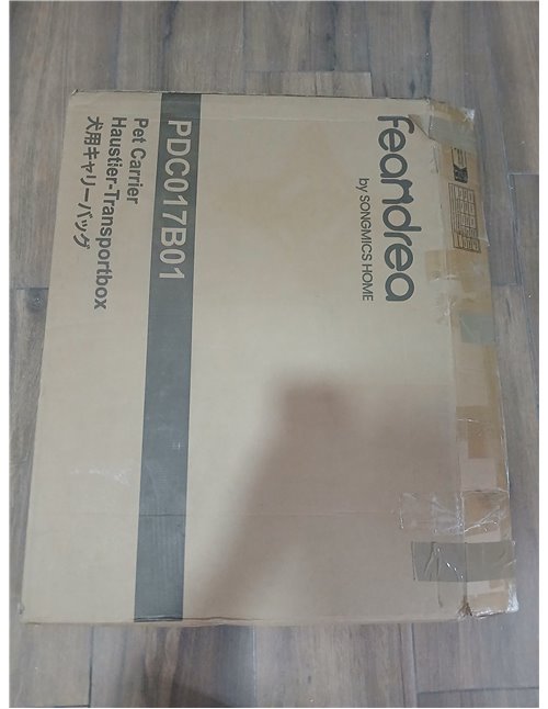 Feandrea Transportín para Perros, Plegable, 76,2 x 53,4 x 53,4 cm, para Perros Medianos, Tela Oxford, Puertas de Malla, Asas y B