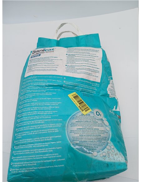 Sanicat - White Clumping Cat Litter - Marseille Soap | Made of Natural Minerals with Guaranteed Odor Control | 10 L Capacity