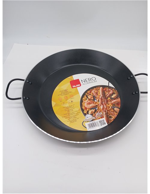 IBILI - Paella pan Nero - 42 cm - Aluminium - Non-stick - 10 servings