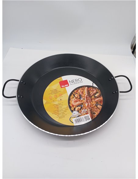IBILI - Paella pan Nero - 42 cm - Aluminium - Non-stick - 10 servings