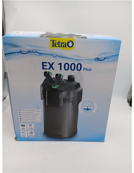 Tetra EX 1000 Plus External Filter Complete Set, 100-300 Litres, Energy Efficiency and Quiet