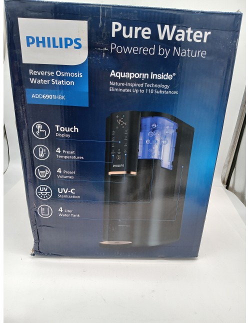 Philips Water 6100 Dispensador pór Osmosis Inversa: agua caliente al instante, filtración RO 5 en 1 reduce 110 contaminantes, re
