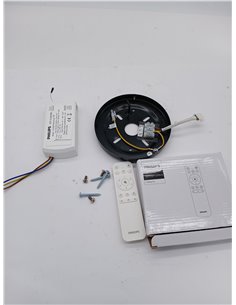 PHILIPS Bliss Lámpara de Techo con Ventilador Aspas Retráctiles LED, 3 Aspas, 106 Cm de Envergadura, 4500 Lúmenes, Luz Blanca Aj 2